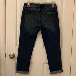 Kut From The Kloth “Catherine”Boyfriend Cut, Cropped Jeans, Size 4P